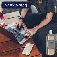 4 i 1 USB-minne - Blixtsnabb Bildöverföring